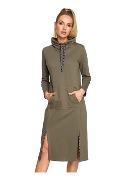 made of emotion Sukienka w kolorze khaki ze sklepu Limango Polska w kategorii Sukienki - zdjęcie 169603806