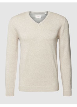 Sweter z dzianiny z efektem melanżu ze sklepu Peek&Cloppenburg  w kategorii Swetry męskie - zdjęcie 169608575