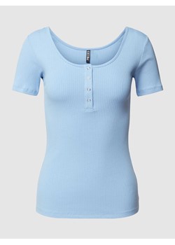 T-shirt z listwą guzikową model ‘KITTE’ ze sklepu Peek&Cloppenburg  w kategorii Bluzki damskie - zdjęcie 169608649