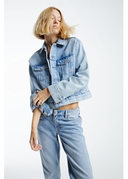H & M - Straight Low Jeans - Niebieski ze sklepu H&M w kategorii Jeansy damskie - zdjęcie 169617595