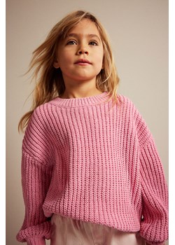 H & M - Sweter z szenili - Różowy ze sklepu H&M w kategorii Swetry dziewczęce - zdjęcie 169618037