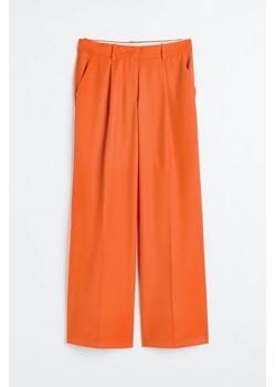 H & M - Eleganckie spodnie - Pomarańczowy ze sklepu H&M w kategorii Spodnie damskie - zdjęcie 169618156