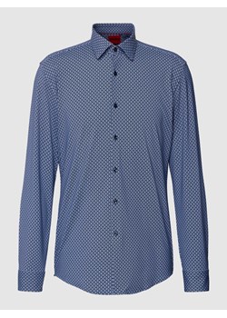 Koszula biznesowa o kroju slim fit ze wzorem na całej powierzchni model ‘Kenno’ ze sklepu Peek&Cloppenburg  w kategorii Koszule męskie - zdjęcie 169620236