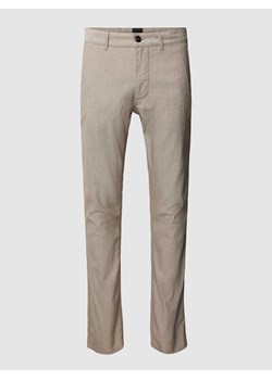 Chinosy o kroju slim fit z efektem melanżowym ze sklepu Peek&Cloppenburg  w kategorii Spodnie męskie - zdjęcie 169620507