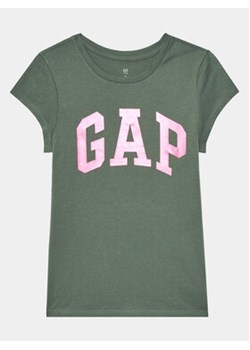 Gap T-Shirt 792399-03 Zielony Regular Fit ze sklepu MODIVO w kategorii Bluzki dziewczęce - zdjęcie 169624466