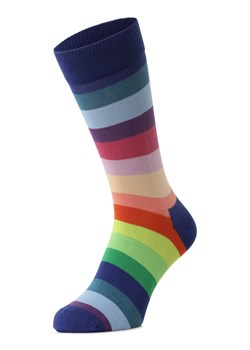Happy Socks Męskie skarpety z cienkiej dzianiny Mężczyźni wielokolorowy w paski ze sklepu vangraaf w kategorii Skarpetki damskie - zdjęcie 169627337