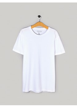GATE T-shirt basic z bawełny slim fit XXL ze sklepu gateshop w kategorii T-shirty męskie - zdjęcie 169630765