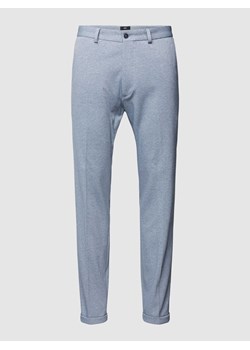 Spodnie materiałowe o kroju slim fit z efektem melanżu model ‘Bodo’ ze sklepu Peek&Cloppenburg  w kategorii Spodnie męskie - zdjęcie 169631116