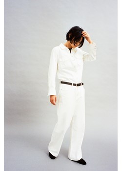H & M - Straight High Jeans - Biały ze sklepu H&M w kategorii Jeansy damskie - zdjęcie 169632006