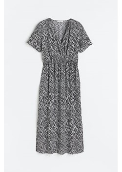 H & M - MAMA Sukienka kopertowa dla karmiącej - Czarny ze sklepu H&M w kategorii Sukienki ciążowe - zdjęcie 169632025