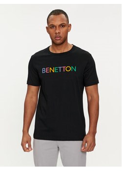 United Colors Of Benetton T-Shirt 3I1XU100A Czarny Regular Fit ze sklepu MODIVO w kategorii T-shirty męskie - zdjęcie 169634889
