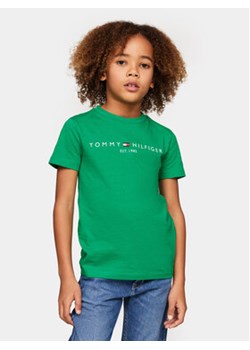 Tommy Hilfiger T-Shirt Essential KS0KS00397 Zielony Regular Fit ze sklepu MODIVO w kategorii T-shirty chłopięce - zdjęcie 169634956