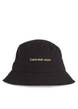Calvin Klein Jeans Kapelusz Institutional Bucket Hat K50K511795 Czarny ze sklepu MODIVO w kategorii Kapelusze męskie - zdjęcie 169635538
