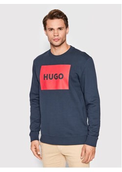 Hugo Bluza Duragol222 50467944 Granatowy Regular Fit ze sklepu MODIVO w kategorii Bluzy męskie - zdjęcie 169635677