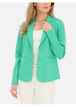 Dzianinowy zielony blazer damski na guziki Red Button ze sklepu Eye For Fashion w kategorii Marynarki damskie - zdjęcie 169636555