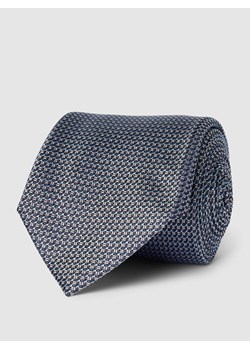 Krawat jedwabny ze wzorem na całej powierzchni ze sklepu Peek&Cloppenburg  w kategorii Krawaty - zdjęcie 169638487