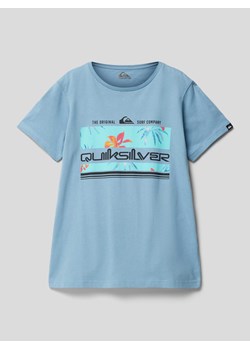 T-shirt z nadrukiem z motywem z logo model ‘TROPICAL RAINBOW’ ze sklepu Peek&Cloppenburg  w kategorii T-shirty chłopięce - zdjęcie 169638515