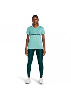 Damskie legginsy treningowe Under Armour Tech HiRise Legging - zielone ze sklepu Sportstylestory.com w kategorii Spodnie damskie - zdjęcie 169641849