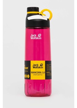Jack Wolfskin bidon Mancora 1.0 1000 ml kolor różowy 8006921 ze sklepu ANSWEAR.com w kategorii Bidony i butelki - zdjęcie 169644218