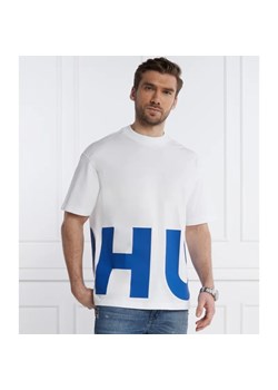 Hugo Blue T-shirt Nannavaro | Oversize fit ze sklepu Gomez Fashion Store w kategorii T-shirty męskie - zdjęcie 169644625