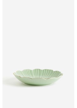 H & M - Płytkie porcelanowe naczynie - Zielony ze sklepu H&M w kategorii Miski - zdjęcie 169647875