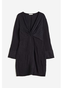 H & M - Sukienka z ozdobnym węzłem - Czarny ze sklepu H&M w kategorii Sukienki - zdjęcie 169647969