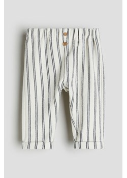 H & M - Joggersy z bawełnianej frotte - Szary ze sklepu H&M w kategorii Spodnie i półśpiochy - zdjęcie 169648189