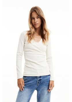 H & M - MAMA Top dla karmiącej - Beżowy ze sklepu H&M w kategorii Bluzki ciążowe - zdjęcie 169648398