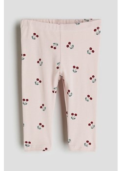 H & M - Bawełniane legginsy - Różowy ze sklepu H&M w kategorii Legginsy niemowlęce - zdjęcie 169648496
