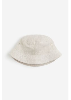 H & M - Lniany kapelusz wędkarski - Beżowy ze sklepu H&M w kategorii Czapki dziecięce - zdjęcie 169648637