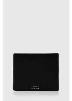 Tommy Hilfiger portfel skórzany męski kolor czarny ze sklepu ANSWEAR.com w kategorii Portfele męskie - zdjęcie 169649989