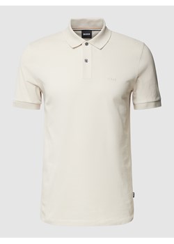 Koszulka polo o kroju slim fit z wyhaftowanym logo model ‘Pallas’ ze sklepu Peek&Cloppenburg  w kategorii T-shirty męskie - zdjęcie 169651506
