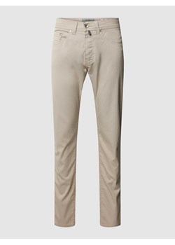 Spodnie materiałowe o kroju tapered fit z 5 kieszeniami model ‘Lyon’ ze sklepu Peek&Cloppenburg  w kategorii Spodnie męskie - zdjęcie 169651515