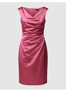 Sukienka koktajlowa o długości do kolan z marszczeniem ze sklepu Peek&Cloppenburg  w kategorii Sukienki - zdjęcie 169651605