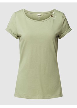 T-shirt z ozdobnymi guzikami ze sklepu Peek&Cloppenburg  w kategorii Bluzki damskie - zdjęcie 169651616