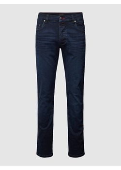 Jeansy o kroju slim fit w jednolitym kolorze ze sklepu Peek&Cloppenburg  w kategorii Jeansy męskie - zdjęcie 169652065