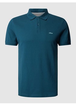 Koszulka polo z wyhaftowanym logo ze sklepu Peek&Cloppenburg  w kategorii T-shirty męskie - zdjęcie 169652157