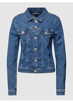 Kurtka jeansowa o kroju slim fit z kieszeniami z patką ze sklepu Peek&Cloppenburg  w kategorii Kurtki damskie - zdjęcie 169652165