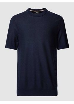 T-shirt z fakturowanym wzorem model ‘Tantino’ ze sklepu Peek&Cloppenburg  w kategorii T-shirty męskie - zdjęcie 169652227
