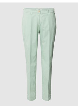 Spodnie materiałowe o kroju slim fit w kant model ‘STYLE.MARON’ ze sklepu Peek&Cloppenburg  w kategorii Spodnie damskie - zdjęcie 169652235