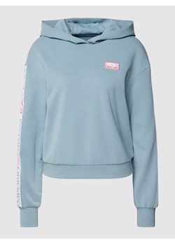 Bluza z kapturem i naszywką z logo model ‘NATURAL VENTUS7’ ze sklepu Peek&Cloppenburg  w kategorii Bluzy damskie - zdjęcie 169652449