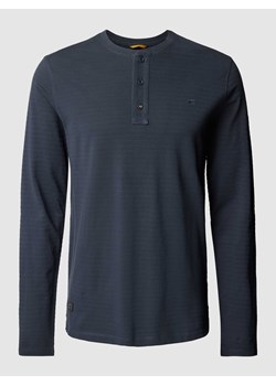 Bluzka z długim rękawem i dekoltem serafino ze sklepu Peek&Cloppenburg  w kategorii T-shirty męskie - zdjęcie 169652489