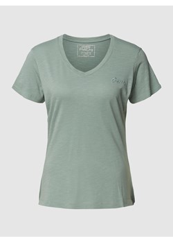 T-shirt z dekoltem w serek ze sklepu Peek&Cloppenburg  w kategorii Bluzki damskie - zdjęcie 169652617