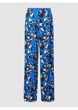 Spodnie materiałowe o kroju regular fit z kwiatowym nadrukiem na całej powierzchni ze sklepu Peek&Cloppenburg  w kategorii Spodnie damskie - zdjęcie 169652959