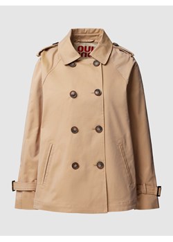 Krótki płaszcz z wykładanym kołnierzem ze sklepu Peek&Cloppenburg  w kategorii Płaszcze damskie - zdjęcie 169653018