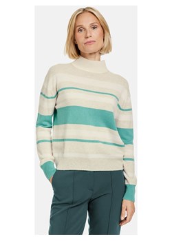 Gerry Weber Wełniany sweter w kolorze turkusowo-beżowym ze sklepu Limango Polska w kategorii Swetry damskie - zdjęcie 169656145