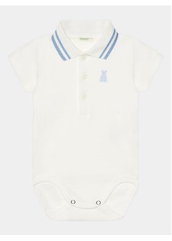 United Colors Of Benetton Body dziecięce 3CDIMB111 Biały ze sklepu MODIVO w kategorii Body niemowlęce - zdjęcie 169657797