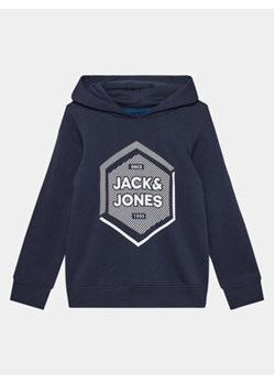 Jack&Jones Junior Bluza 12237091 Granatowy Regular Fit ze sklepu MODIVO w kategorii Bluzy chłopięce - zdjęcie 169657805