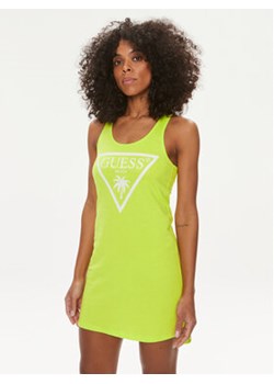 Guess Sukienka plażowa E3GP03 JA914 Zielony Regular Fit ze sklepu MODIVO w kategorii Sukienki - zdjęcie 169657897