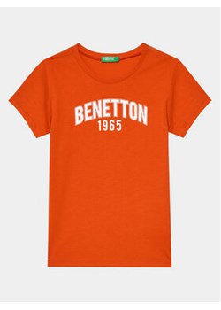 United Colors Of Benetton T-Shirt 3096C10H9 Czerwony Regular Fit ze sklepu MODIVO w kategorii T-shirty chłopięce - zdjęcie 169657918